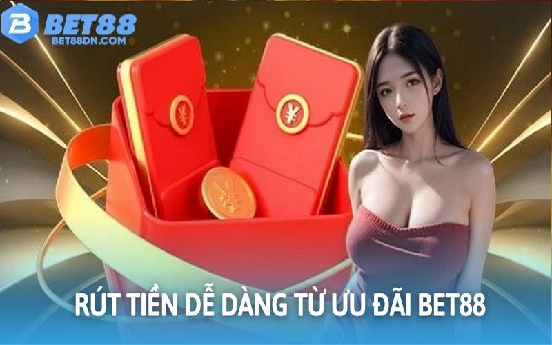 Rút tiền từ khuyến mãi Bet88 dễ dàng khi đáp ứng điều kiện